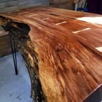 Live Edge Arbutus Office Desk - 1 - Woodify