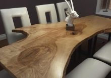 Live Edge Single Slab Reclaimed Wood Table - 1 - Woodify