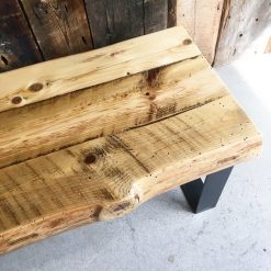 Thick Reclaimed Wood Coffee Table - 2 - Woodify