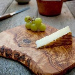 Cheese Board 100% Natural Olive Wood Hand made Food Safe - Woodify