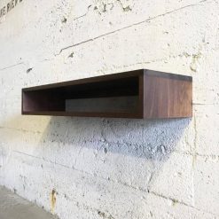 GROGG Solid Black Walnut Floating Shelf - Woodify Canada 1