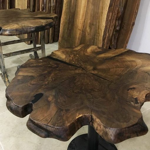 Large Live Edge Walnut Coffee Table Woodify 2