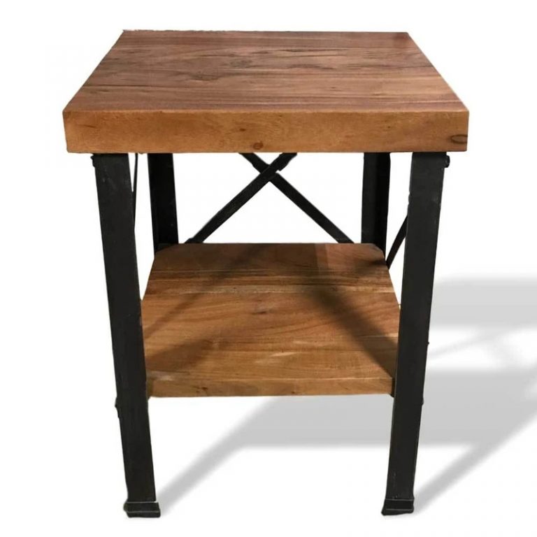 Acacia Solid Side Table Woodify Canada