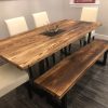 Ash Dining Table and Bench - Woodify
