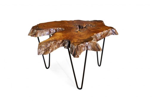 Teak Root Coffee Table with pinpoint legs - Woodify Canada