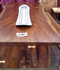 Black Walnut Live Edge Dining Table