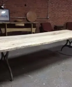 Live Edge Dining Table Local Spalted Hard Maple