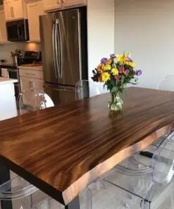 Modern Live Edge Dining Table Rustic Live Edge