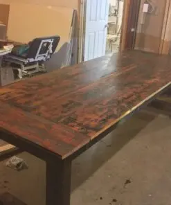 Reclaimed Pine Harvest Table