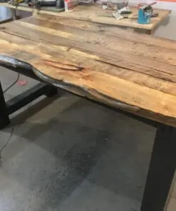 Rustic Reclaimed Board Harvest Table