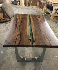 Walnut Resin Steel Arches