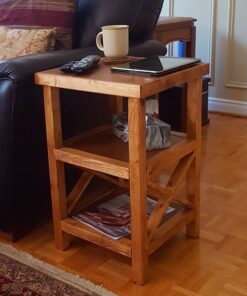 Rustic Pine Side Tables - Woodify Canada 2