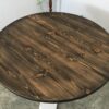 Pine stained ebony 4 person table - Woodify Canada 1