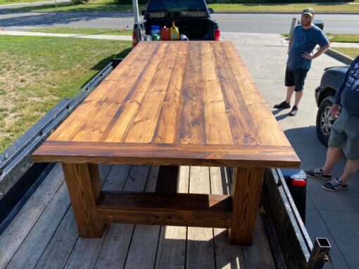 fiverwoods large reclaimed douglas fir table - Woodify Canada
