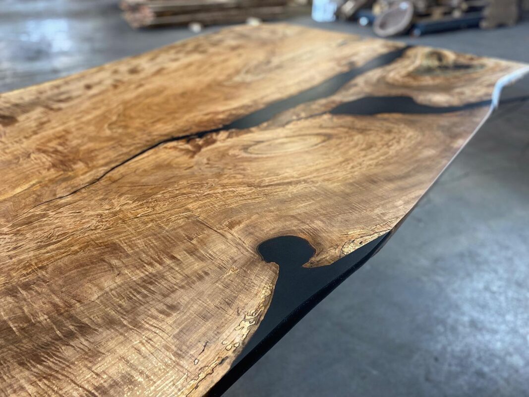 Live edge + epoxy tables Woodify Canada
