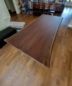 Custom Black Walnut 8ft x 3.5ft Dining Table 1