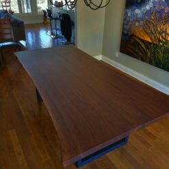 Custom Black Walnut 8ft x 3.5ft Dining Table