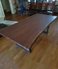 Custom Black Walnut 8ft x 3.5ft Dining Table 3