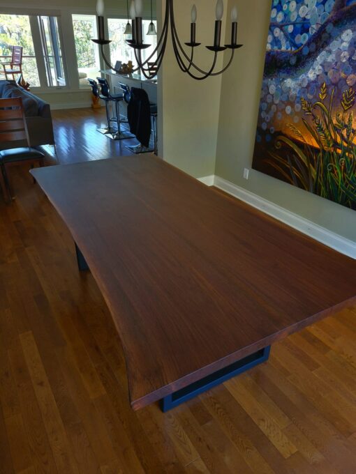 Custom Black Walnut 8ft x 3.5ft Dining Table