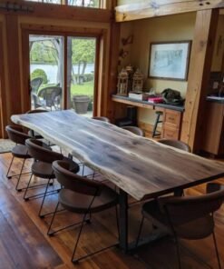 Huge Black Walnut Dining Table - Woodify