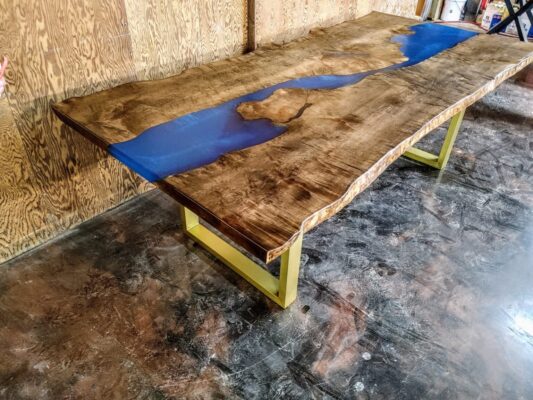 Custom Epoxy River Tables from Woodify