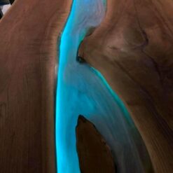 Custom Epoxy River Tables With LED Lighting 3