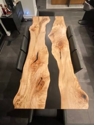 LIVE EDGE MAPLE RIVER TABLE