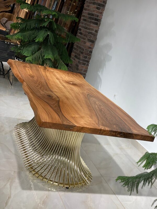 Walnut Dining Table Live Edge Dining Table Woodify Canada