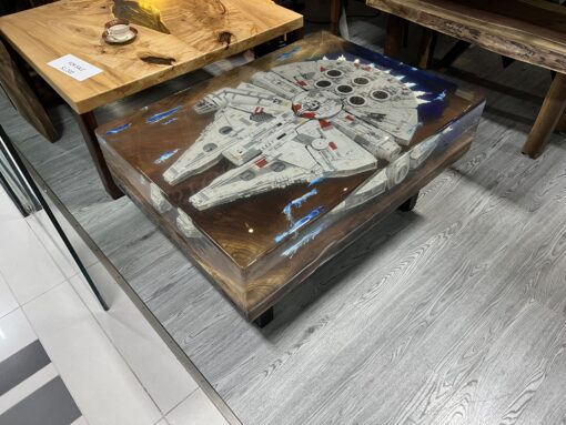 Star Wars Millennium Falcon Custom Epoxy Table