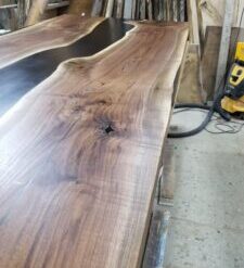 Custom 9ft Epoxy River Table from Woodify 6