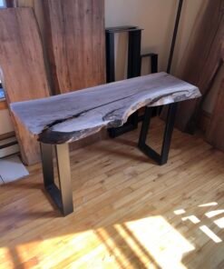 Black Walnut 4ft x 17 console table