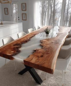 Acacia Epoxy River Dining Table - 6ft x 3ft